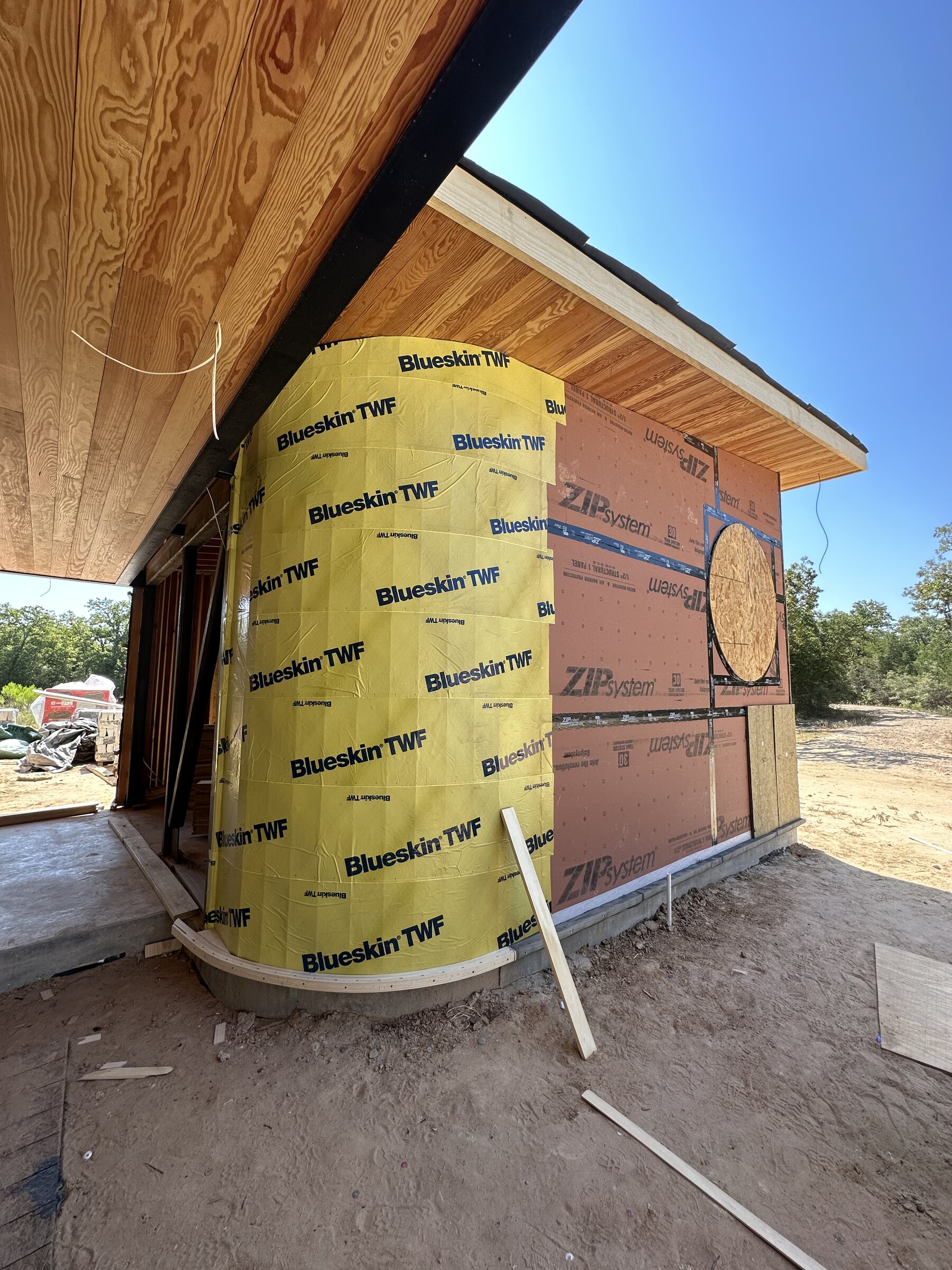 Monarch Woods, mid-build, 2023.