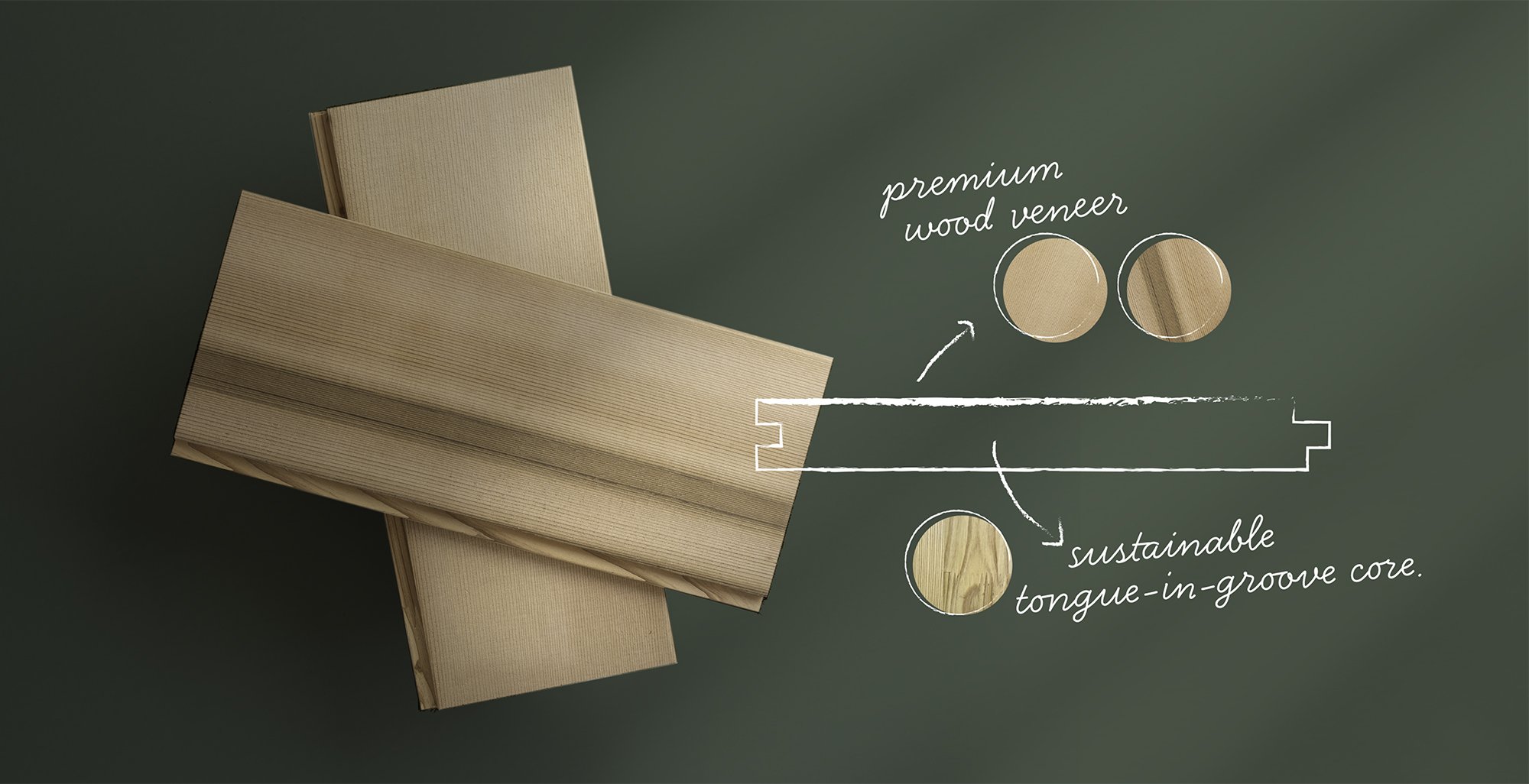 Cedar product shot — Rainier Plank